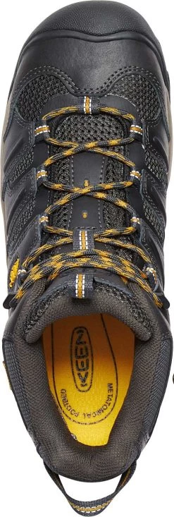 KEEN Utility KN1018079 Lansing, Men's, Raven/Tawny Olive, Steel Toe, EH Hiker -Shoes Sales Store kn1018079 top