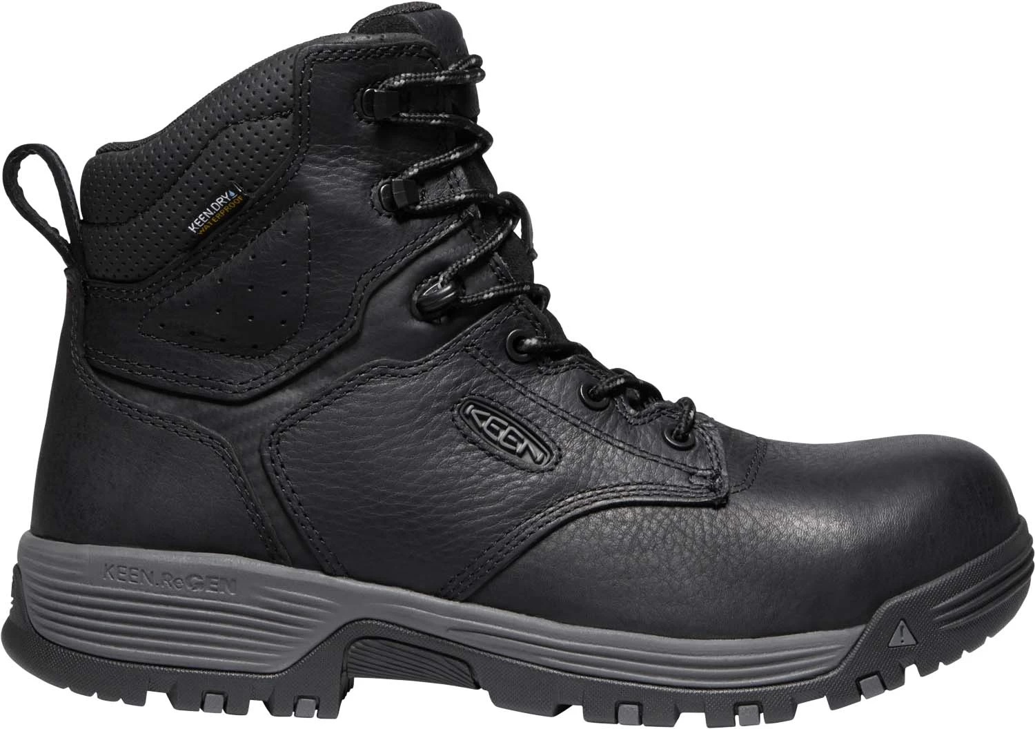 KEEN Utility KN1024184 Chicago, Black, Men's, Comp Toe, EH, WP, 6 Inch Boot 3 KEEN Utility KN1024184 Chicago, Black, Men's, Comp Toe, EH, WP, 6 Inch Boot