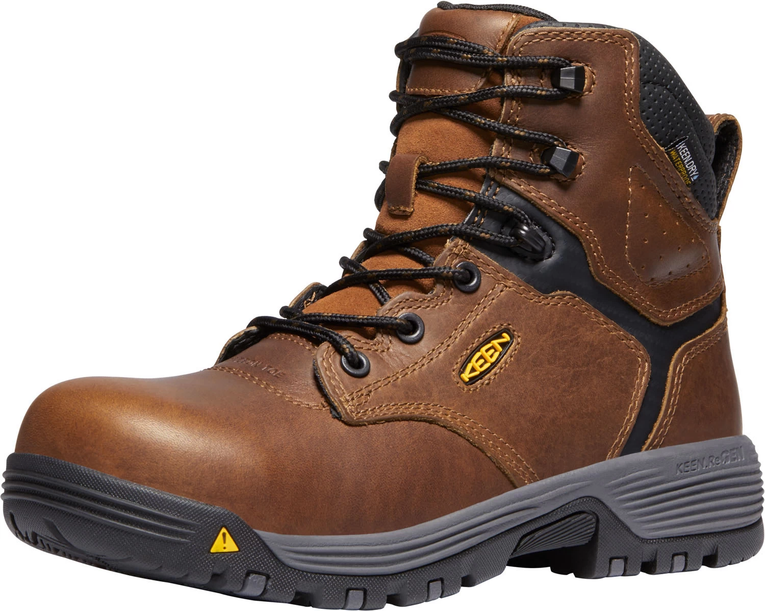 KEEN Utility KN1024195 Chicago, Women's, Brown, Comp Toe, EH, WP, 6 Inch Boot 5 KEEN Utility KN1024195 Chicago, Women's, Brown, Comp Toe, EH, WP, 6 Inch Boot - Image 3