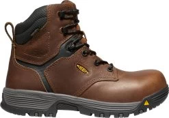 KEEN Utility KN1024195 Chicago, Women's, Brown, Comp Toe, EH, WP, 6 Inch Boot