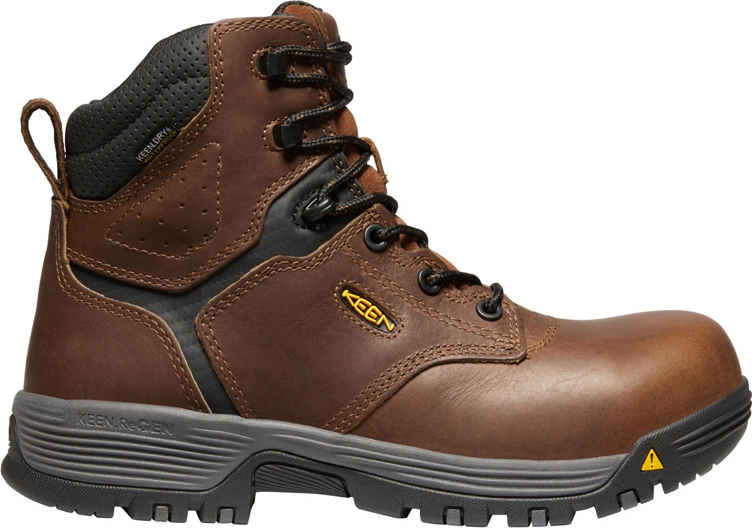 KEEN Utility KN1024195 Chicago, Women's, Brown, Comp Toe, EH, WP, 6 Inch Boot 3 KEEN Utility KN1024195 Chicago, Women's, Brown, Comp Toe, EH, WP, 6 Inch Boot