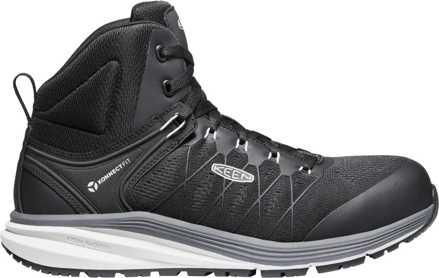 KEEN Utility KN1024588 Vista Energy Mid, Vapor/Black, Comp Toe, EH, Hiking, Work Boot 3 KEEN Utility KN1024588 Vista Energy Mid, Vapor/Black, Comp Toe, EH, Hiking, Work Boot
