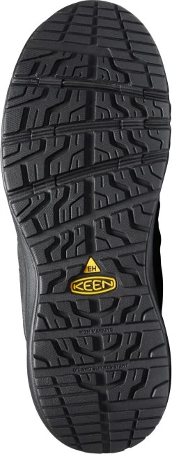 KEEN Utility KN1024592 Vista Energy Mid, Black/Raven, Comp Toe, EH, Hiking, Work Boot -Shoes Sales Store kn1024592 outsole