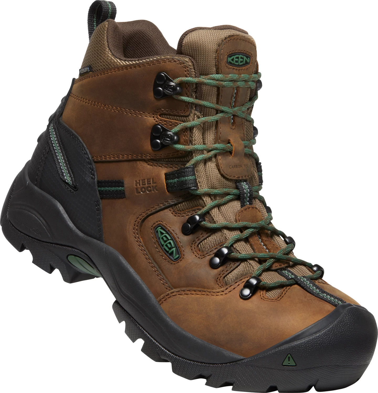 KEEN Utility KN1026892 Pittsburgh Energy, Men's, Cascade Brown/Green Pastures, Comp Toe, EH, WP, 6 Inch, Work Boot 4 KEEN Utility KN1026892 Pittsburgh Energy, Men's, Cascade Brown/Green Pastures, Comp Toe, EH, WP, 6 Inch, Work Boot - Image 2