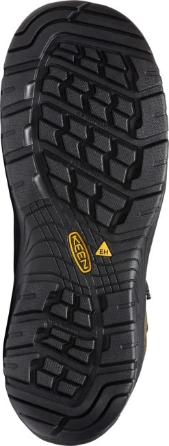 KEEN Utility KN1027102 Reno, Men's, Dark Olive/Black, Comp Toe, EH, WP, Hiker, Work Boot -Shoes Sales Store kn1027102 outsole