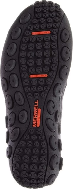 Merrell MLJ62382 Jungle Moc, Women's, Black, Alloy Toe, EH, Casual Slip On -Shoes Sales Store mlj62382 outsole
