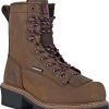 Hoss Boots MT28028 Mareen, Women's, Brown, Comp Toe, EH, PR, WP, 8 Inch, Logger Work Boot -Shoes Sales Store mt28028 profile