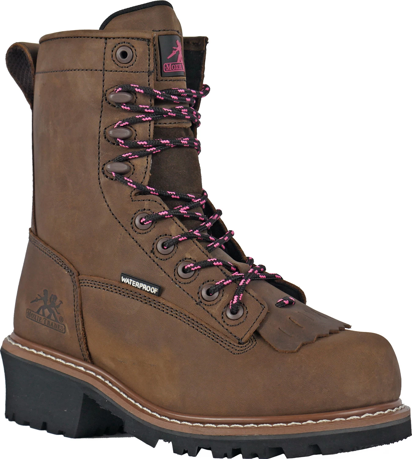 Hoss Boots MT28028 Mareen, Women's, Brown, Comp Toe, EH, PR, WP, 8 Inch, Logger Work Boot 3 Hoss Boots MT28028 Mareen, Women's, Brown, Comp Toe, EH, PR, WP, 8 Inch, Logger Work Boot