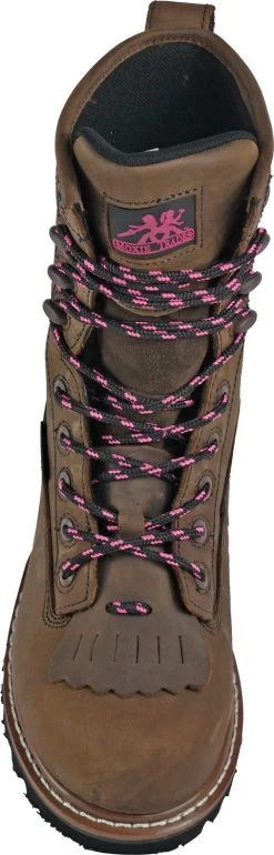 Hoss Boots MT28028 Mareen, Women's, Brown, Comp Toe, EH, PR, WP, 8 Inch, Logger Work Boot 8 Hoss Boots MT28028 Mareen, Women's, Brown, Comp Toe, EH, PR, WP, 8 Inch, Logger Work Boot -Shoes Sales Store mt28028 top
