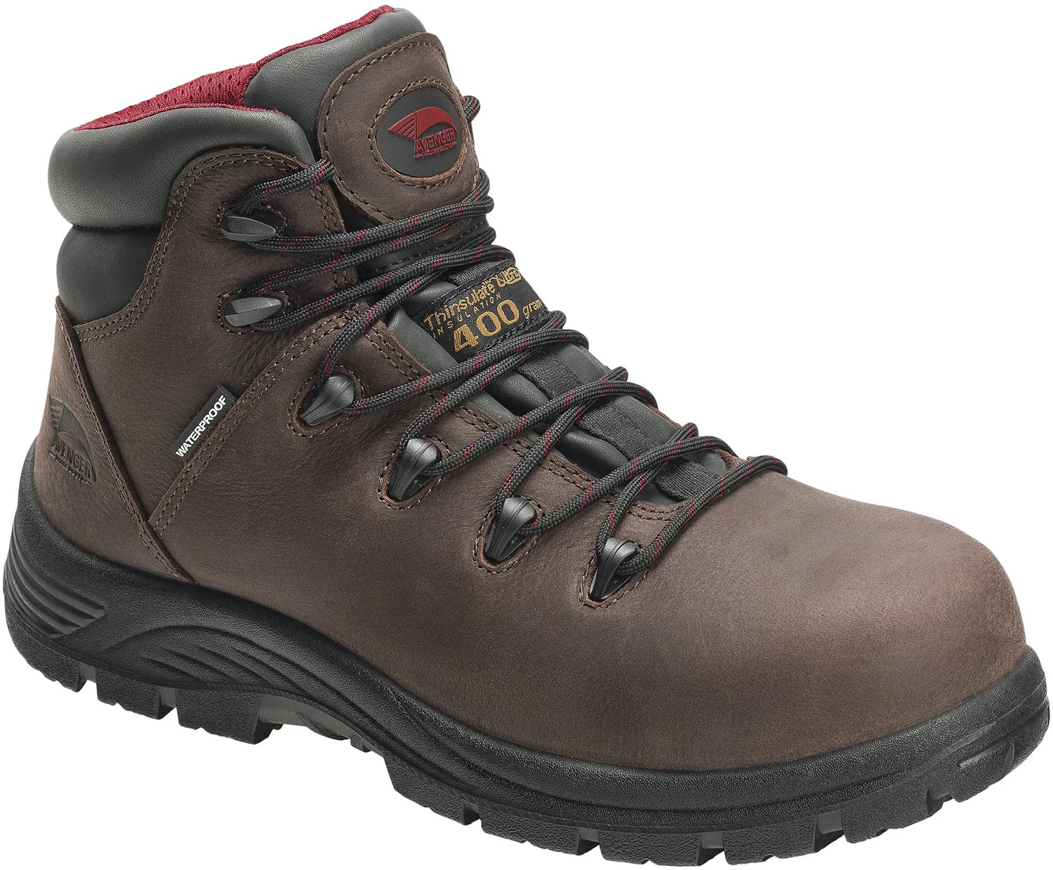 Nautilus/Avenger N7228 Framer, Men's, Brown, Comp Toe, EH, PR, WP Hiker 3 Nautilus/Avenger N7228 Framer, Men's, Brown, Comp Toe, EH, PR, WP Hiker
