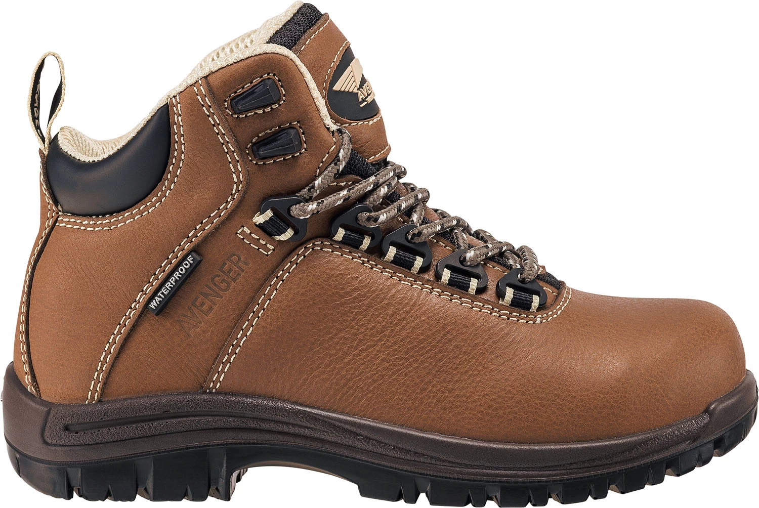 Nautilus/Avenger N7286 Women's, Tan, Comp Toe, EH, WP, PR Hiker 4 Nautilus/Avenger N7286 Women's, Tan, Comp Toe, EH, WP, PR Hiker - Image 2