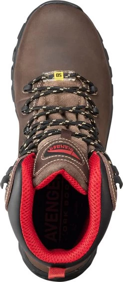 Nautilus/Avenger N7421 Men's, Flight Brown, Alloy Toe, SD, WP Hiker -Shoes Sales Store n7421 top