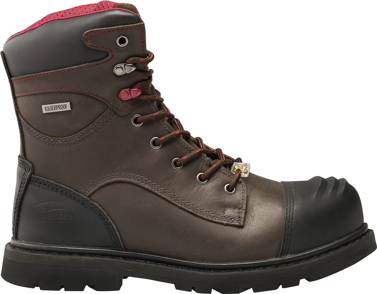 Avenger N7573 Men's, Brown, Nano Toe, EH, PR, WP/Insulated, 8 Inch 4 Avenger N7573 Men's, Brown, Nano Toe, EH, PR, WP/Insulated, 8 Inch - Image 2