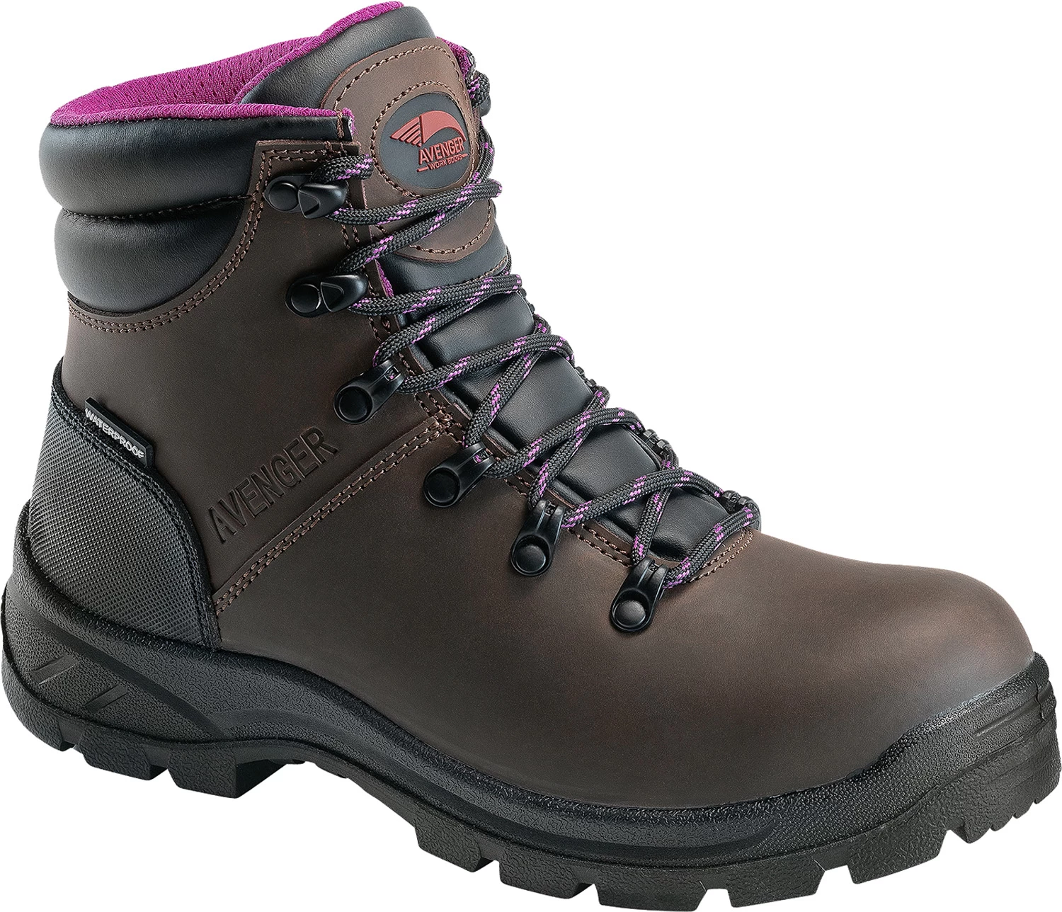 Nautilus/Avenger N8125 Builder, Women's, Brown, Steel Toe, EH, WP Hiker 3 Nautilus/Avenger N8125 Builder, Women's, Brown, Steel Toe, EH, WP Hiker