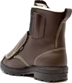 Royer RO12161XP XPAN Men's, Brown, Aluminum Toe, Met Guard, EH, PR, 8 Inch Boot -Shoes Sales Store ro12161xp back profile