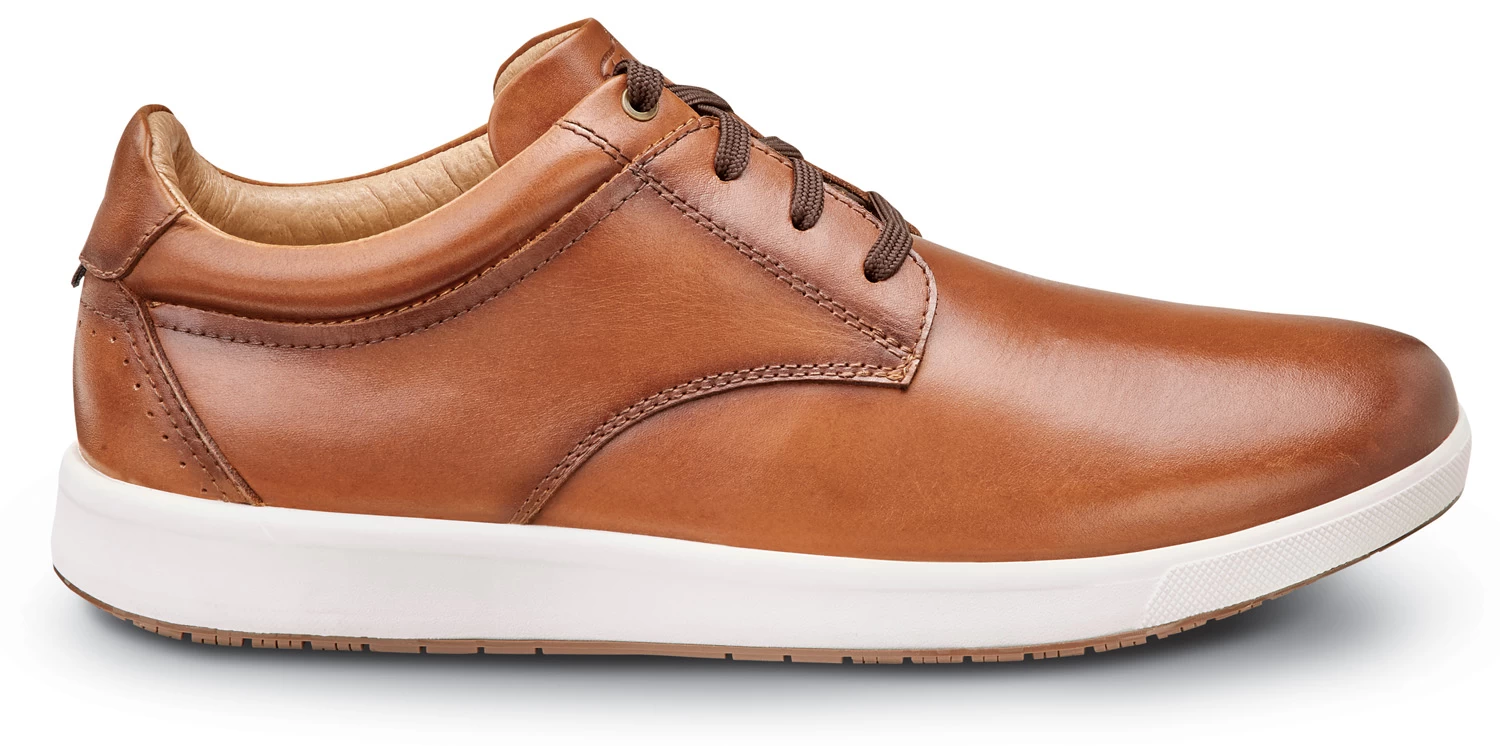 Florsheim SFE2646 Crossover Work, Men's, Cognac, Soft Toe, EH, MaxTRAX Slip Resistant, Casual Oxford Work Shoe 4 Florsheim SFE2646 Crossover Work, Men's, Cognac, Soft Toe, EH, MaxTRAX Slip Resistant, Casual Oxford Work Shoe - Image 2