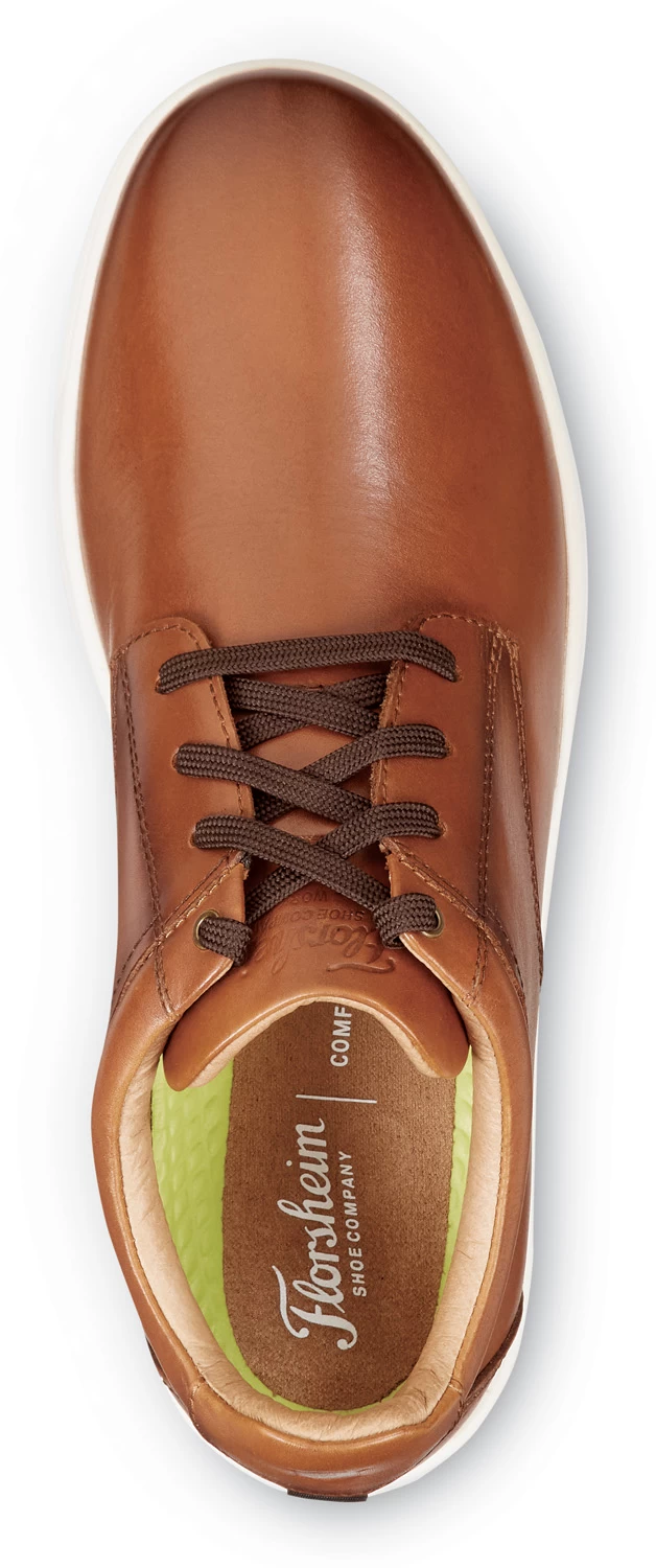 Florsheim SFE2646 Crossover Work, Men's, Cognac, Soft Toe, EH, MaxTRAX Slip Resistant, Casual Oxford Work Shoe 6 Florsheim SFE2646 Crossover Work, Men's, Cognac, Soft Toe, EH, MaxTRAX Slip Resistant, Casual Oxford Work Shoe - Image 4