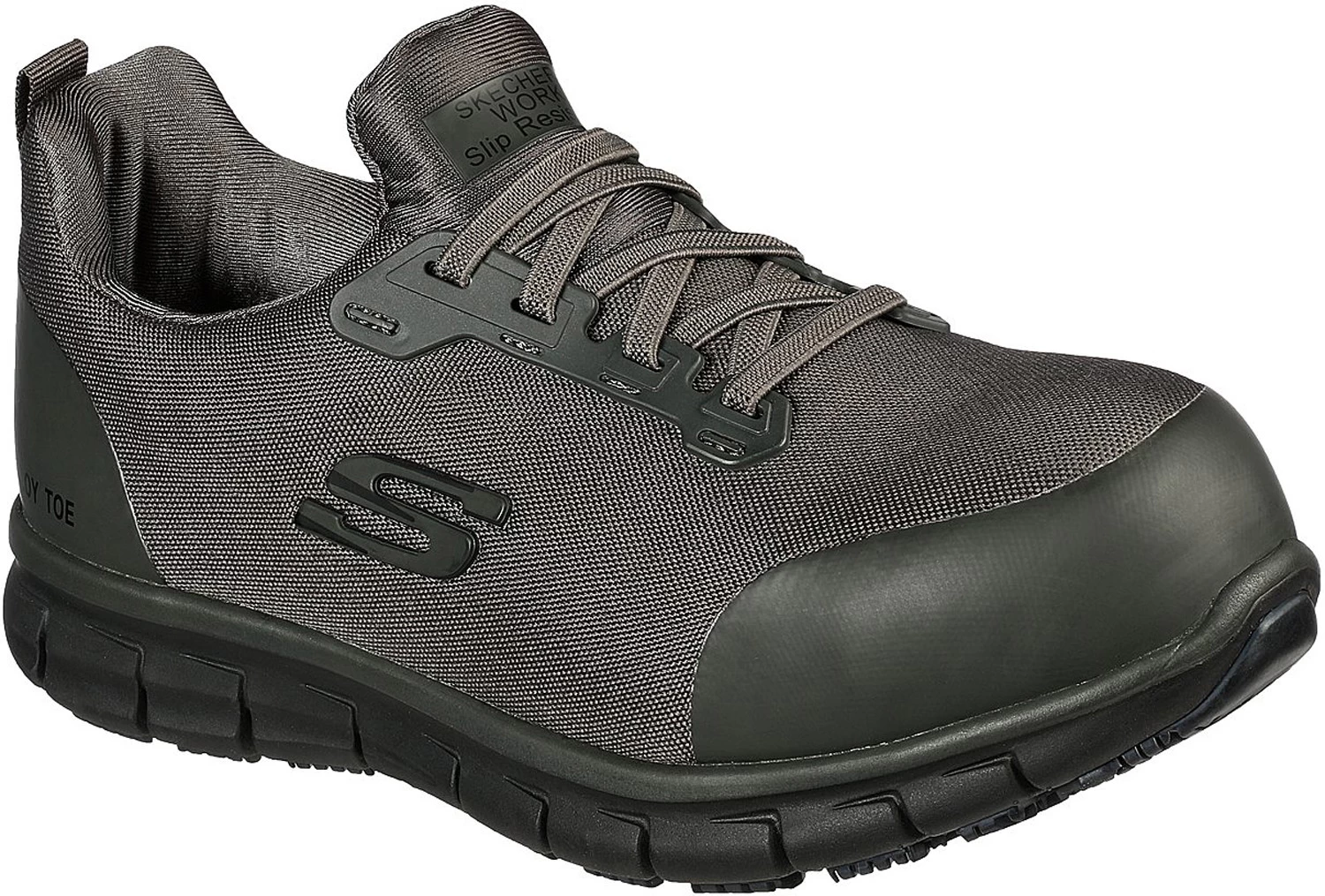SKECHERS Work SK108003CHAR Irmo, Women's, Charcoal, Alloy Toe, EH, Slip Resistant, Work Oxford 3 SKECHERS Work SK108003CHAR Irmo, Women's, Charcoal, Alloy Toe, EH, Slip Resistant, Work Oxford