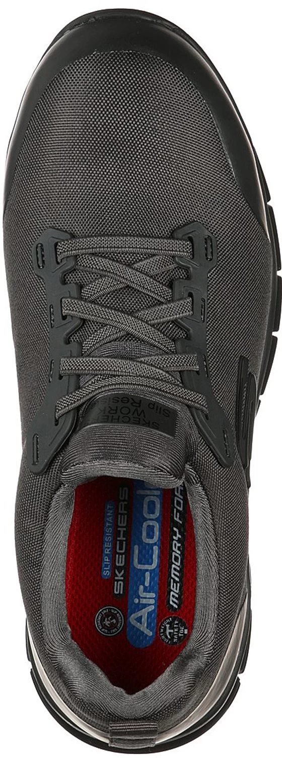 SKECHERS Work SK108003CHAR Irmo, Women's, Charcoal, Alloy Toe, EH, Slip Resistant, Work Oxford 6 SKECHERS Work SK108003CHAR Irmo, Women's, Charcoal, Alloy Toe, EH, Slip Resistant, Work Oxford - Image 4