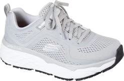 SKECHERS Work SK108029GRY Banham, Women's, Grey, Soft Toe, Low Athletic
