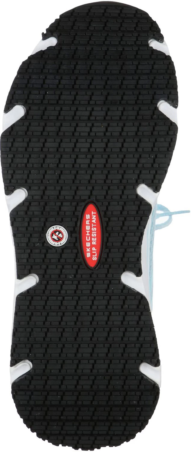 SKECHERS Work SK108029LBLW Banham, Women's, Light Blue/White, Soft Toe, Athletic, Work Shoe 7 SKECHERS Work SK108029LBLW Banham, Women's, Light Blue/White, Soft Toe, Athletic, Work Shoe - Image 5