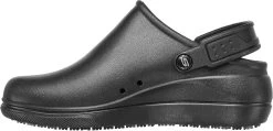 SKECHERS Work SK108051BBK Amreli, Women's, Black, Soft Toe, Slip Resistant Clog -Shoes Sales Store sk108051bbk inside