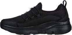 SKECHERS Work SK108063BLK Jitsy, Women's, Black, Soft Toe, Slip Resistant, Low Athletic -Shoes Sales Store sk108063blk inside