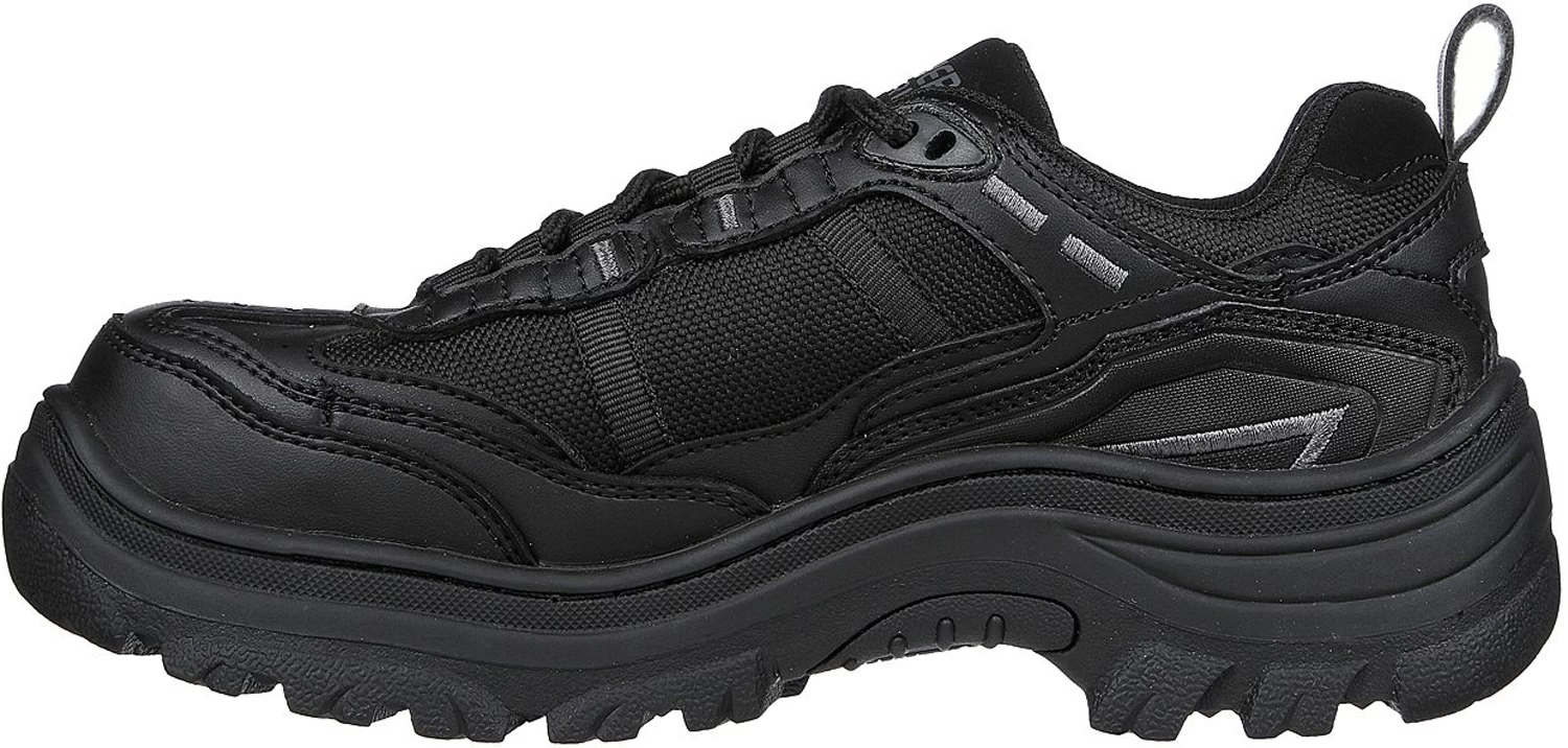 SKECHERS Work SK108076BLK Burgin-Hazardville, Women's, Black, Comp Toe, EH, Low Athletic, Work Shoe 5 SKECHERS Work SK108076BLK Burgin-Hazardville, Women's, Black, Comp Toe, EH, Low Athletic, Work Shoe - Image 3