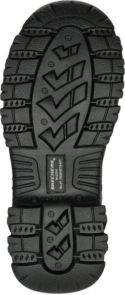 SKECHERS Work SK108076BLK Burgin-Hazardville, Women's, Black, Comp Toe, EH, Low Athletic, Work Shoe 11 SKECHERS Work SK108076BLK Burgin-Hazardville, Women's, Black, Comp Toe, EH, Low Athletic, Work Shoe -Shoes Sales Store sk108076blk outsole