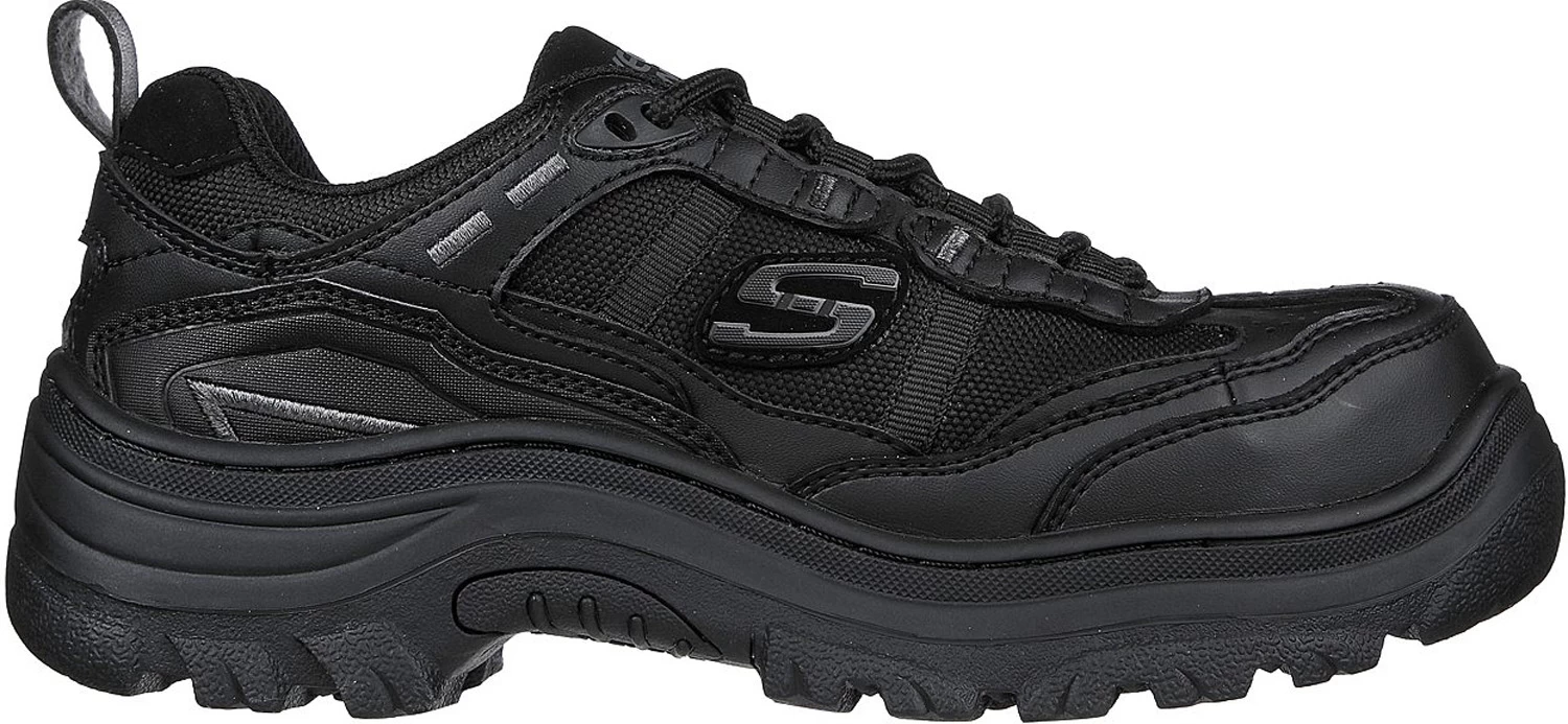 SKECHERS Work SK108076BLK Burgin-Hazardville, Women's, Black, Comp Toe, EH, Low Athletic, Work Shoe 4 SKECHERS Work SK108076BLK Burgin-Hazardville, Women's, Black, Comp Toe, EH, Low Athletic, Work Shoe - Image 2