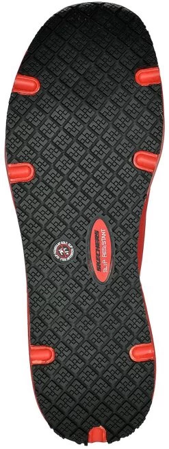 SKECHERS Work SK108101RED Uno-SR Deloney, Women's, Red, Comp Toe, EH, Slip Resistant, Athletic, Work Shoe -Shoes Sales Store sk108101red outsole