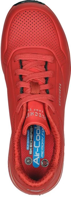 SKECHERS Work SK108101RED Uno-SR Deloney, Women's, Red, Comp Toe, EH, Slip Resistant, Athletic, Work Shoe -Shoes Sales Store sk108101red top
