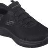 SKECHERS Work SK108144BBK Summits SR-Enslee Hands Free Slip-ins™, Women's, Black, Soft Toe, EH, Slip Resistant, Athletic Work Shoe -Shoes Sales Store sk108144bbk profile