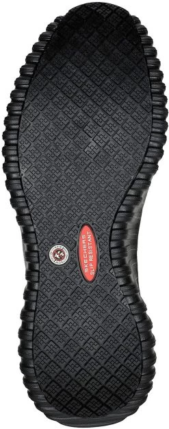 SKECHERS Work SK200062BLK Cicades-Rhettle, Men's, Black, Comp Toe SD, Low Athletic, Work Shoe -Shoes Sales Store sk200062blk outsole