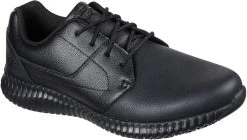 SKECHERS Work SK200063BLK Cessnock Lival, Men's, Black, Soft Toe, Slip Resistant Oxford