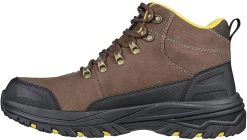 SKECHERS Work SK200091BRS Fannter-Dezful, Men's, Brown, Steel Toe, EH, WP, 6 Inch, Work Boot -Shoes Sales Store sk200091brs inside