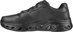 SKECHERS Work SK200105BLK Benafix, Men's, Black, Soft Toe, Slip Resistant, Low Athletic, Work Shoe -Shoes Sales Store sk200105blk inside