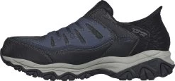 SKECHERS Work SK200211NVGY Cankton-Pending Hands Free Slip-ins™, Men's, Navy/Grey, Steel Toe, EH, Low Athletic, Work Shoe -Shoes Sales Store sk200211nvgy inside