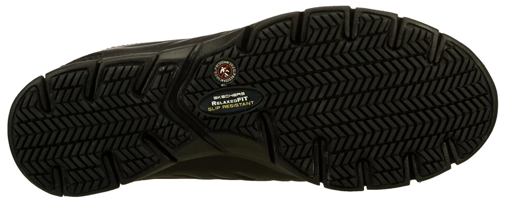 SKECHERS Work SK76551BLK Women's Relaxed Fit:Eldred Black, Soft Toe, Slip Resistant Athletic 7 SKECHERS Work SK76551BLK Women's Relaxed Fit:Eldred Black, Soft Toe, Slip Resistant Athletic - Image 5