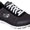 SKECHERS Work SK77217BKW Black/White Comfort Flex Pro HC Soft Toe, Slip Resistant Women's Athletic -Shoes Sales Store sk77217bkw profile
