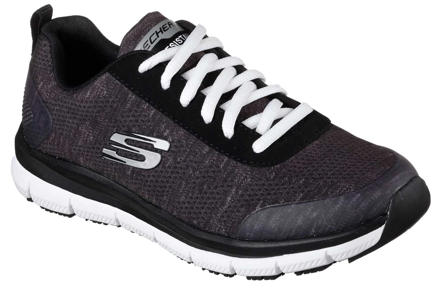 SKECHERS Work SK77217BKW Black/White Comfort Flex Pro HC Soft Toe, Slip Resistant Women's Athletic 3 SKECHERS Work SK77217BKW Black/White Comfort Flex Pro HC Soft Toe, Slip Resistant Women's Athletic