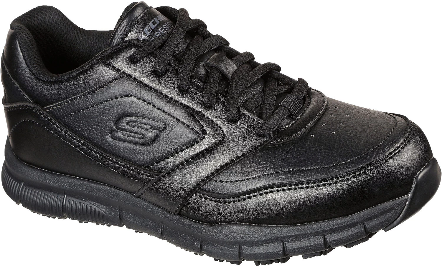 SKECHERS Work SK77235BLK Nampa-Wyola, Women's, Black, Soft Toe, EH, Slip Resistant Athletic 3 SKECHERS Work SK77235BLK Nampa-Wyola, Women's, Black, Soft Toe, EH, Slip Resistant Athletic