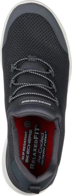 SKECHERS Work SK77281CHAR Marsing-Waiola, Women's, Charcoal, Soft Toe Casual -Shoes Sales Store sk77281char top