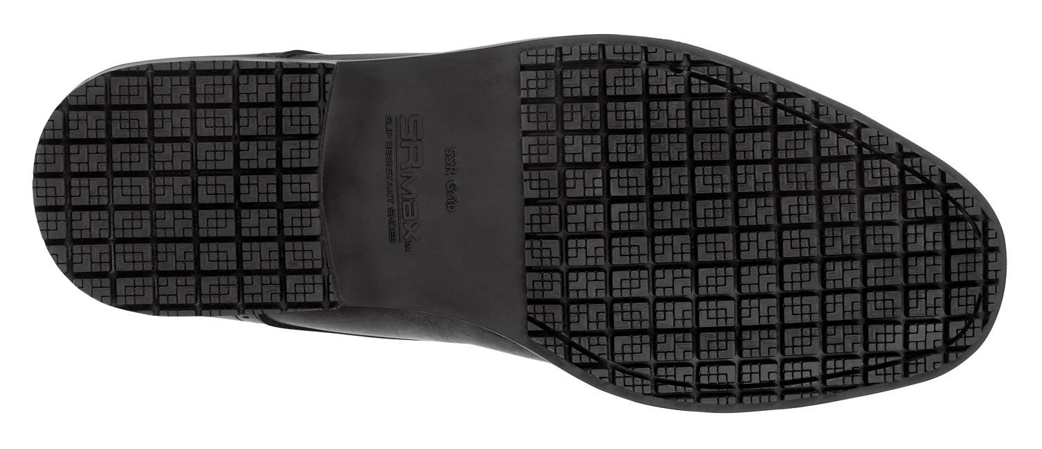 SR Max SRM3020 Augusta, Men's, Black, Dress Style, MaxTRAX Slip Resistant, Soft Toe Work Shoe 8 SR Max SRM3020 Augusta, Men's, Black, Dress Style, MaxTRAX Slip Resistant, Soft Toe Work Shoe - Image 6