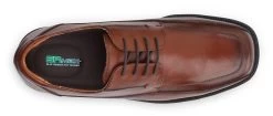 SR Max SRM3050 Manhattan, Men's, Brown, Dress Style, MaxTRAX Slip Resistant, Soft Toe Work Shoe -Shoes Sales Store sr max manhattan brown mens dress shoe overhead