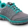 Reebok Work SRB030 Sublite, Women's, Grey/Turquoise, Athletic Style, MaxTRAX Slip Resistant, Soft Toe Work Shoe -Shoes Sales Store srb030 profile 2022 update.main