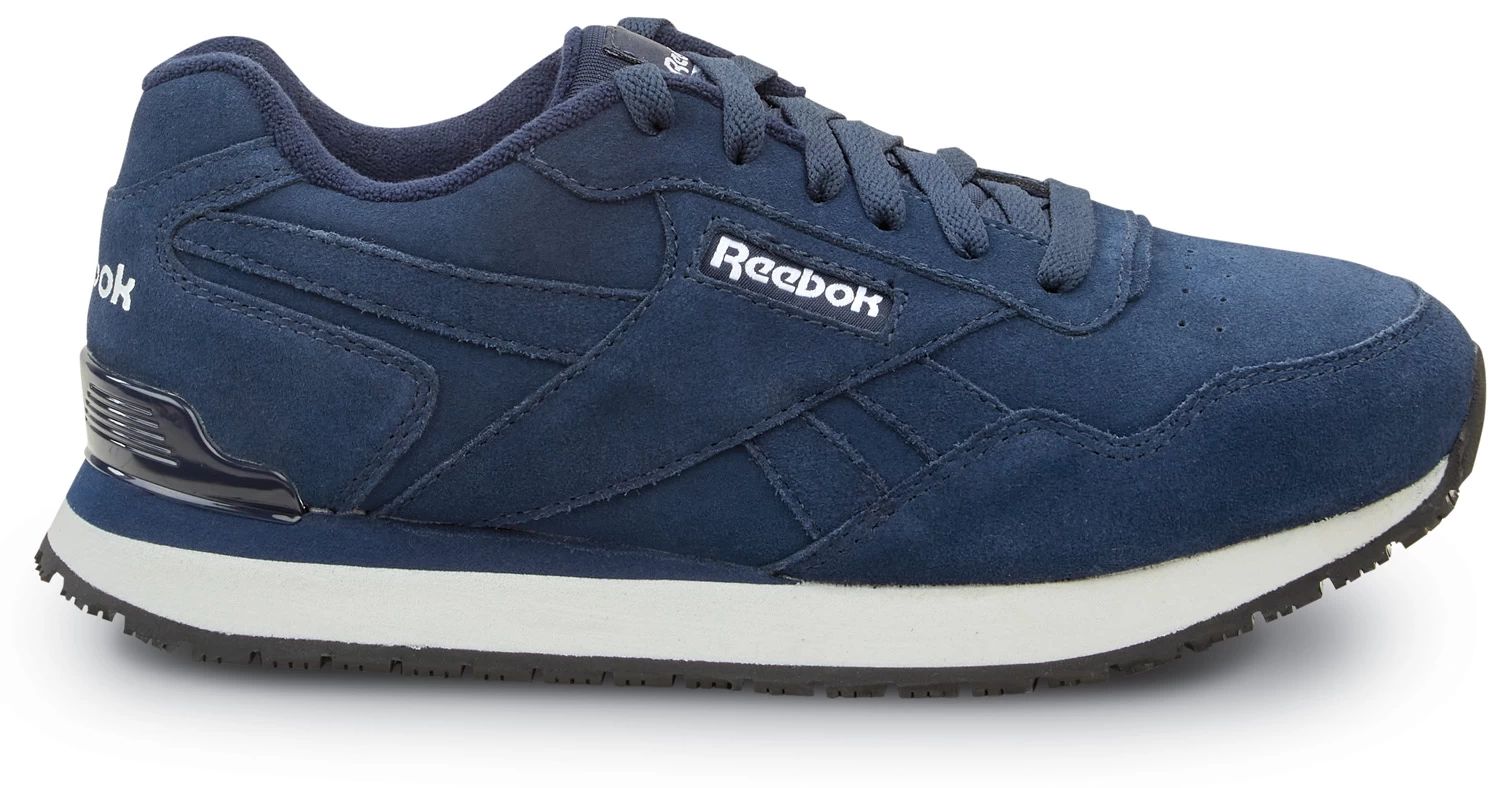 Reebok Work SRB951 Harman, Women's, Navy, Retro Jogger Style, EH, MaxTRAX Slip Resistant, Soft Toe Work Shoe 4 Reebok Work SRB951 Harman, Women's, Navy, Retro Jogger Style, EH, MaxTRAX Slip Resistant, Soft Toe Work Shoe - Image 2
