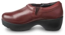SR Max SRM131 Geneva, Women's, Burgundy, Clog Style, MaxTRAX Slip Resistant, Soft Toe Work Shoe -Shoes Sales Store srm131 inside