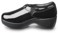 SR Max SRM133 Geneva, Women's, Black Patent, Clog Style, MaxTRAX Slip Resistant, Soft Toe Work Shoe 9 SR Max SRM133 Geneva, Women's, Black Patent, Clog Style, MaxTRAX Slip Resistant, Soft Toe Work Shoe -Shoes Sales Store srm133 inside