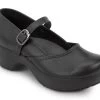 SR Max SRM136 Vienna, Women's, Black Mary Jane Clog Style, MaxTRAX Slip Resistant, Soft Toe Work Shoe -Shoes Sales Store srm136 profile